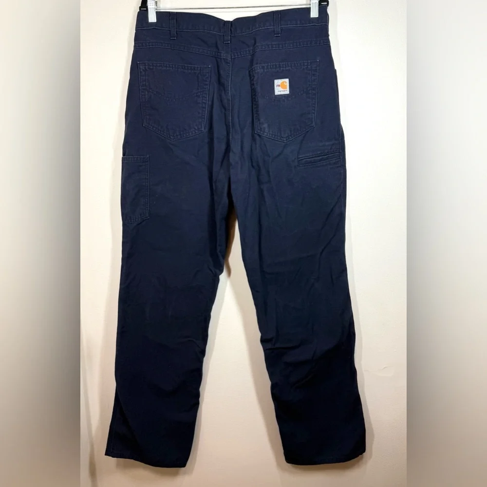 Carhartt Men’s FR Work Wear Utility Jeans Blue Denim Size 34x34‎